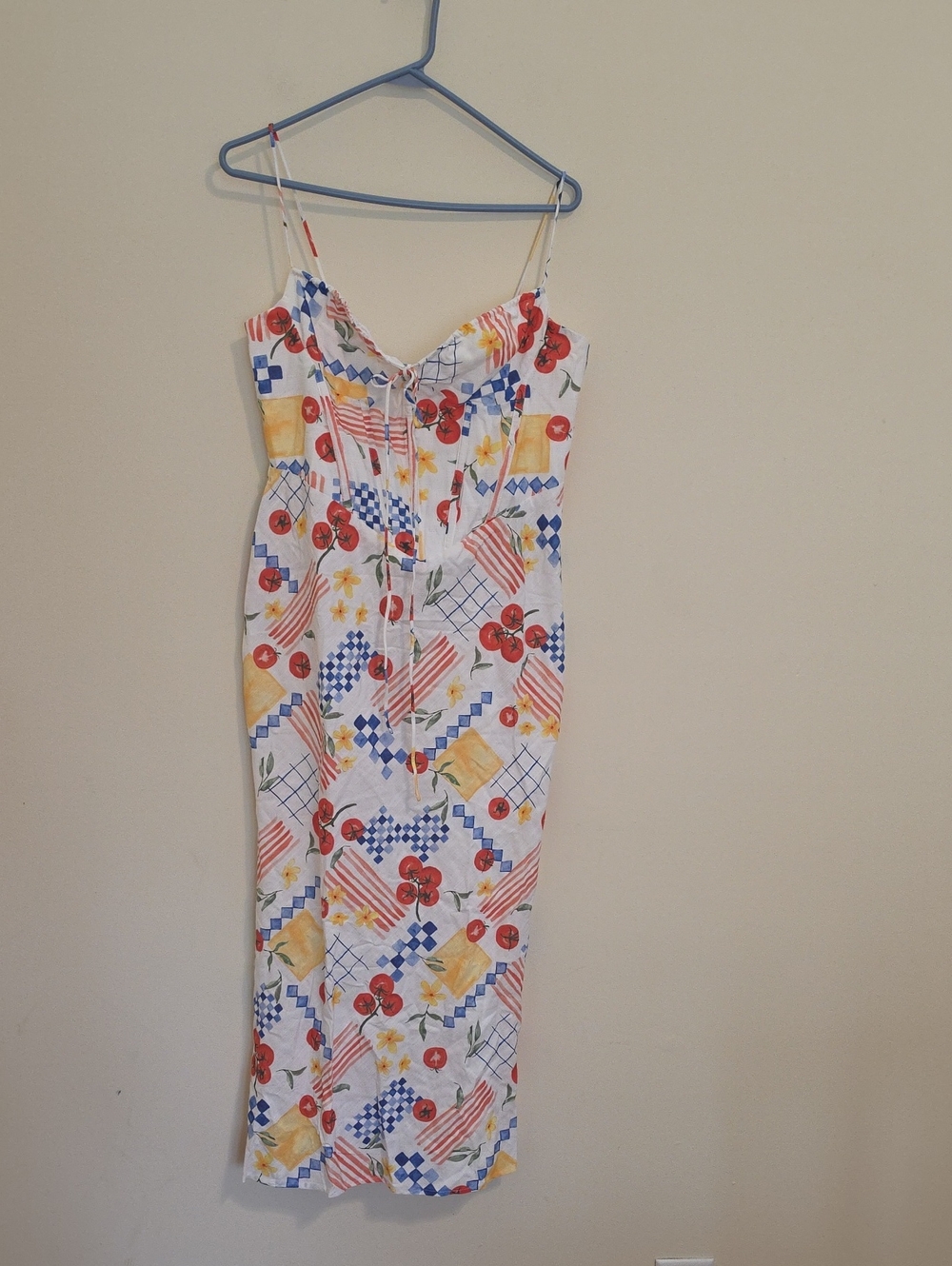 Showpo Midi Dress Scoop Neck Ruche Bust Corset Waist Bias Skirt Dress Size 10,14 - Picture 7 of 12